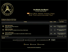 Tablet Screenshot of hardboard.hardradio.com